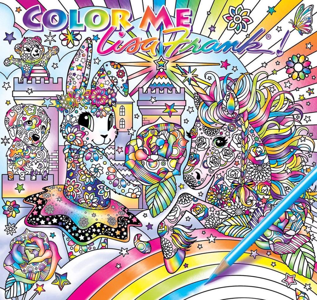 A First Look at Lisa Frank’s RainbowTinged Take on the Adult Coloring