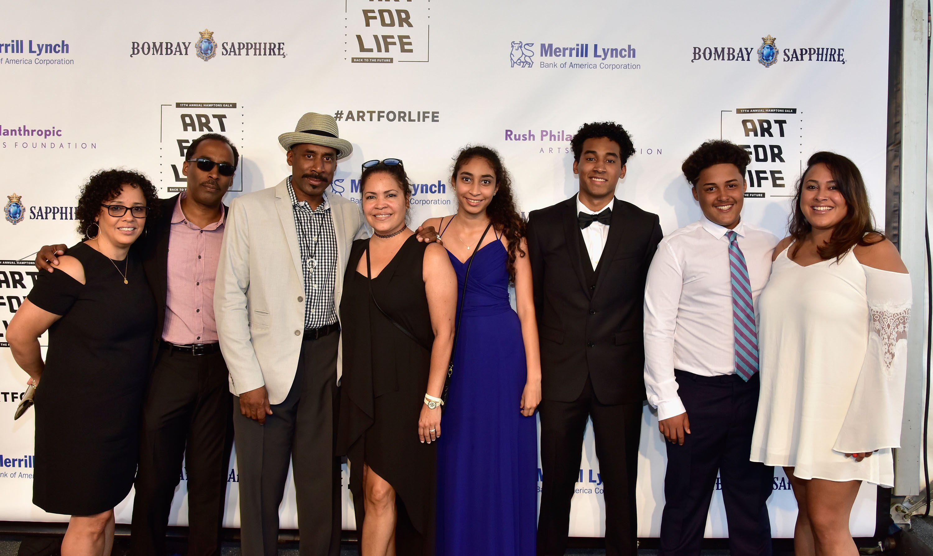 Nari Ward and guests attend Rush Philanthropic Arts Foundation's 2016 ART FOR LIFE Benefit presented by Bombay Sapphire Gin at Fairview Farms. Courtesy Eugene Gologursky/Getty Images for Bombay Sapphire.