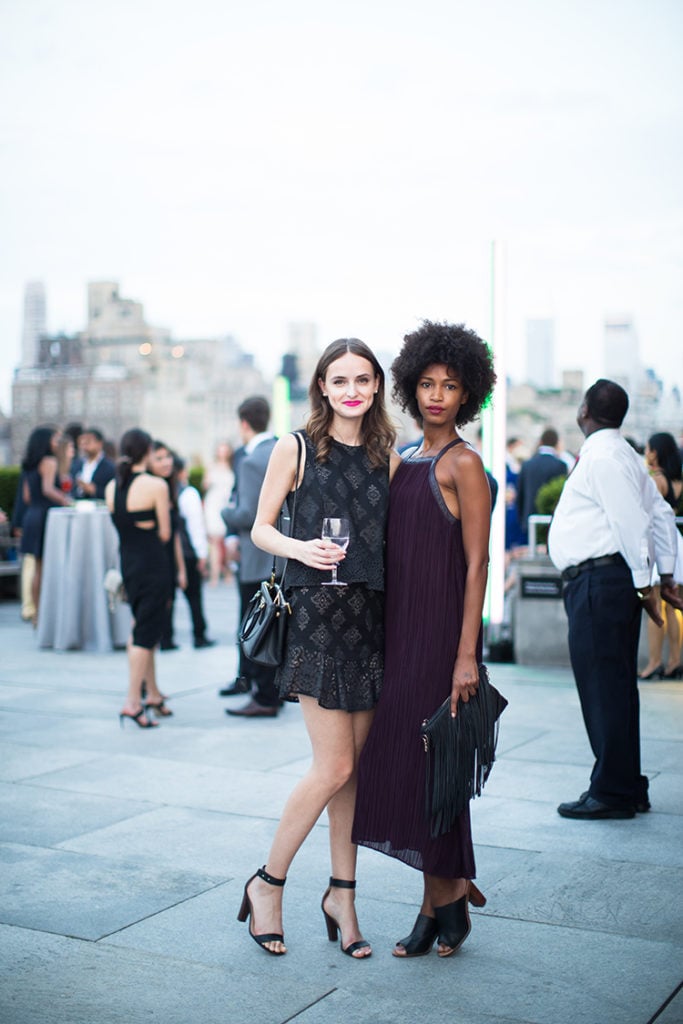 Brittny Haller and Christina Anderson-McDonald at the Met: Young Members Party 2016. Courtesy of Sam Deitch/BFA.