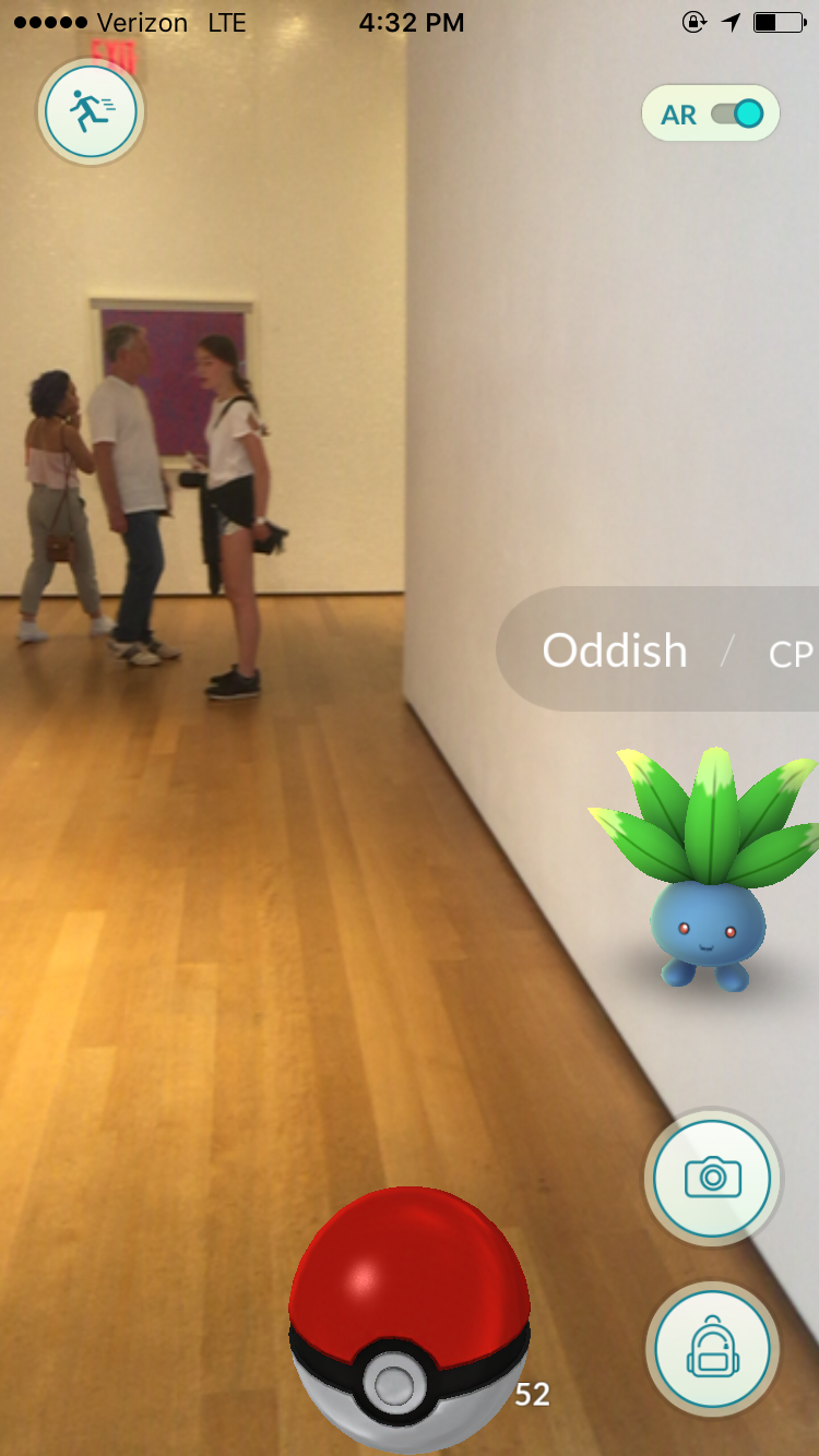 Wild Oddish at MoMA. Courtesy of artnet News.