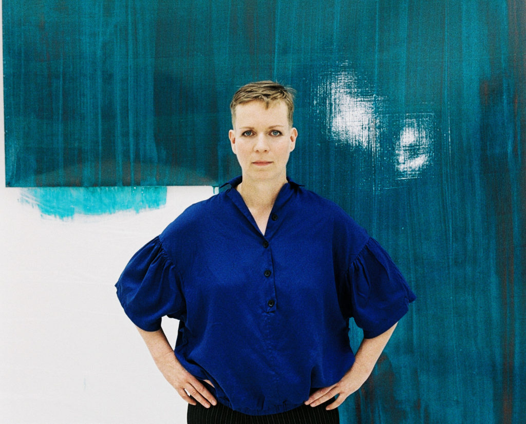 Portrait of Katharina Grosse © Katharina Grosse 2015; VG Bild-Kunst Bonn, 2015; Photo: Andrea Stappert. Courtesy of the artist.