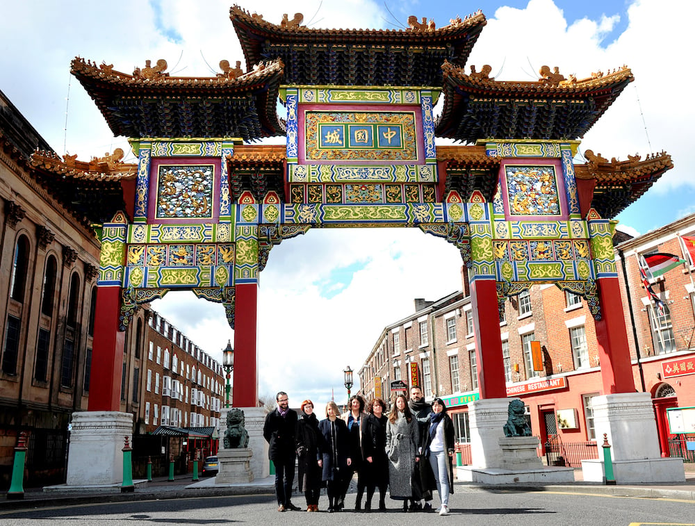 Liverpool Biennial 2016 Curators in Chinatown. Photo Shirlaine Forrest/Getty Images on behalf Liverpool Biennial.