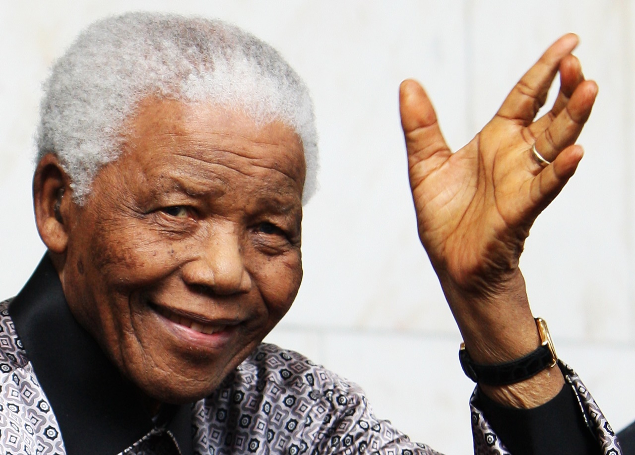 Jones also photographed political leaders such as Nelson Mandela, shown here in a photo by Chris Jackson/Getty Images.