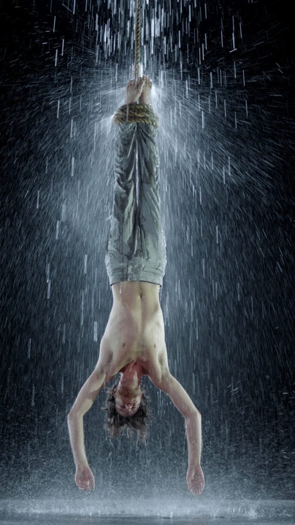Bill Viola, Water Martyr (panel 4 of 4), (2014). Courtesy of St. Paul's Cathedral.