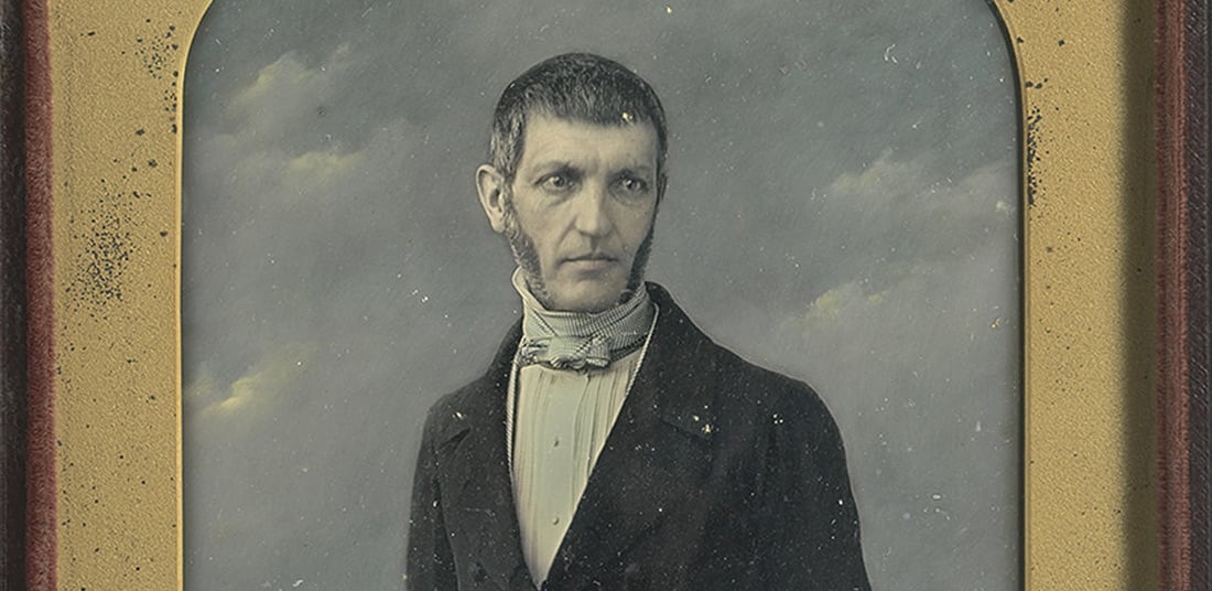 John Jabez Edwin Mayall, <em>George Bancroft</em> (circa 1847. Courtesy of the National Portrait Gallery, Smithsonian Institution.