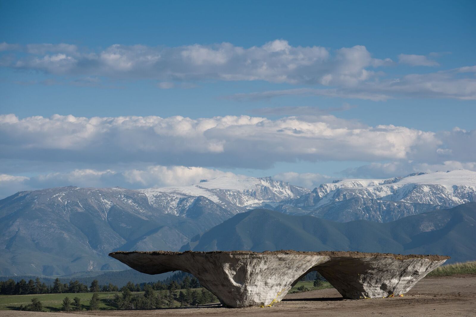 Domo, designed by EnsambleStudio (Antón García-Abril and Débora Mesa). Photo by Andre Costantini. Courtesy of Tippet Rise.