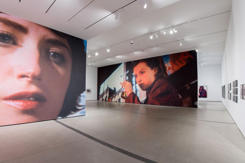 Installation view of "Cindy Sherman: Imitation of Life." Courtesy of photographer Ben Gibbs/the Broad.