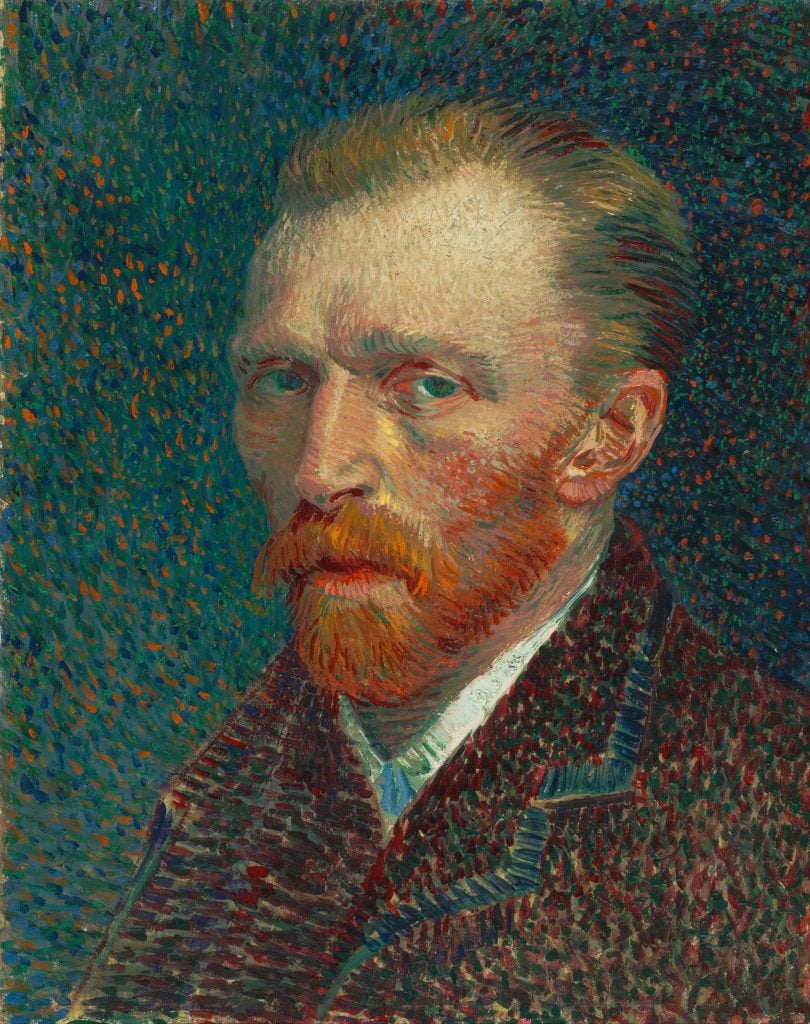 Vincent van Gogh, Self Portrait(1887). Collection of the Art Institute of Chicago.