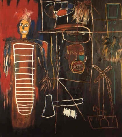 Jean-Michel Basquiat, <i>Air Power</i> (1984). 