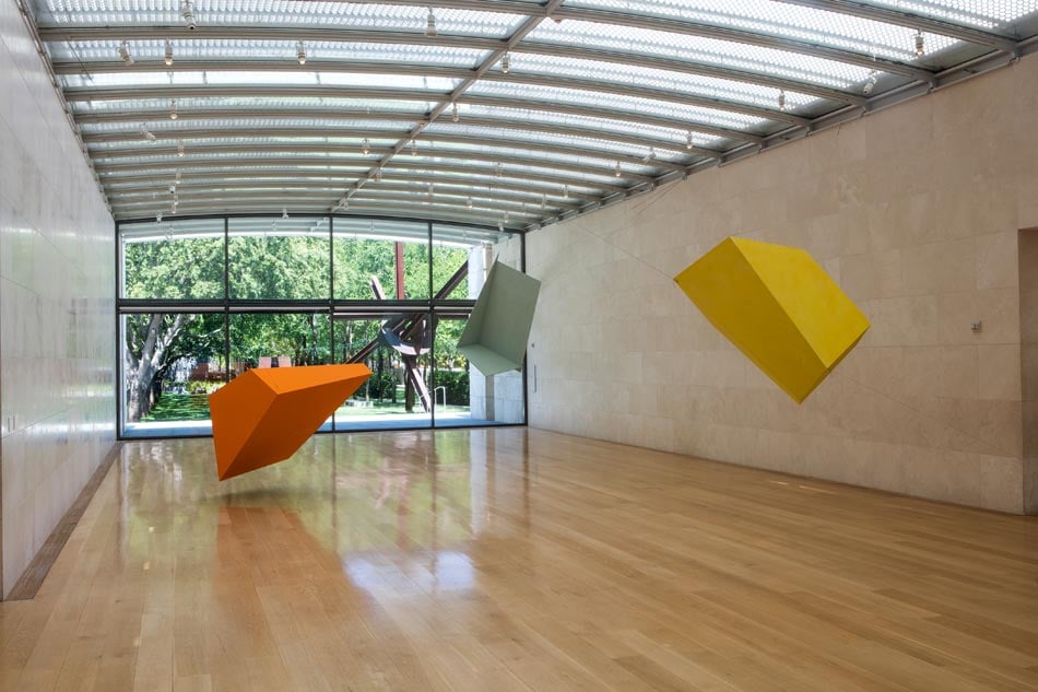 "Joel Shapiro" installation view at the Nasher Sculpture Center. Courtesy of the Nasher Sculpture Center. 
