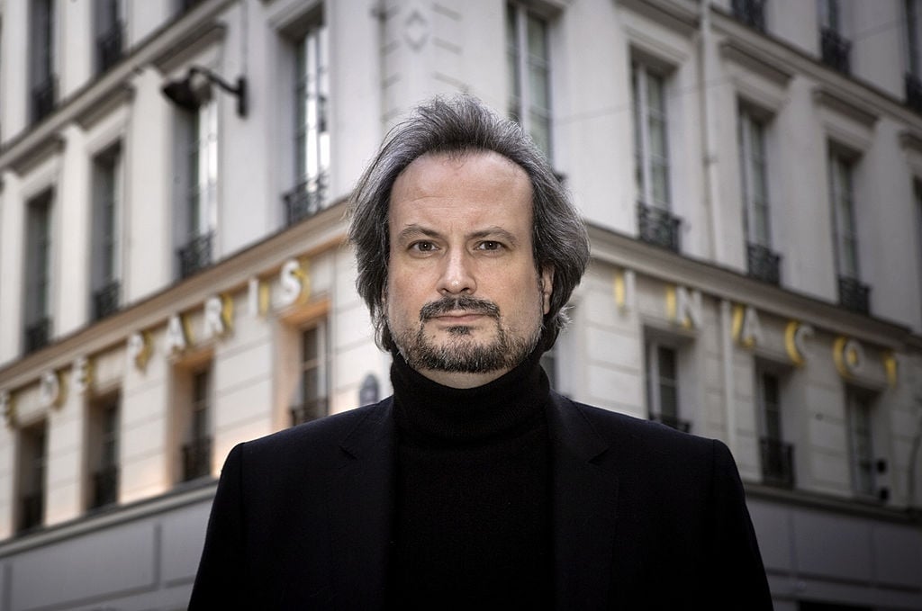 Marc Restellini in front of his Pinacotheque de Paris, opened in 2003. Photo Loic Venance/AFP/Getty Images.