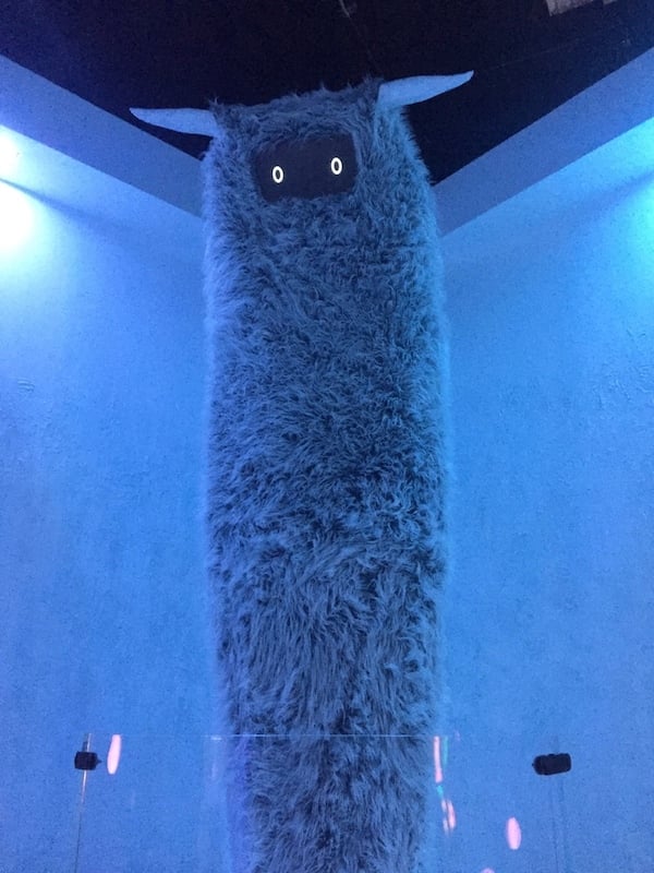Lauren Adele Oliver's Space Owl at Meow Wolf's House of Eternal Return. Photo by Ben Davis.