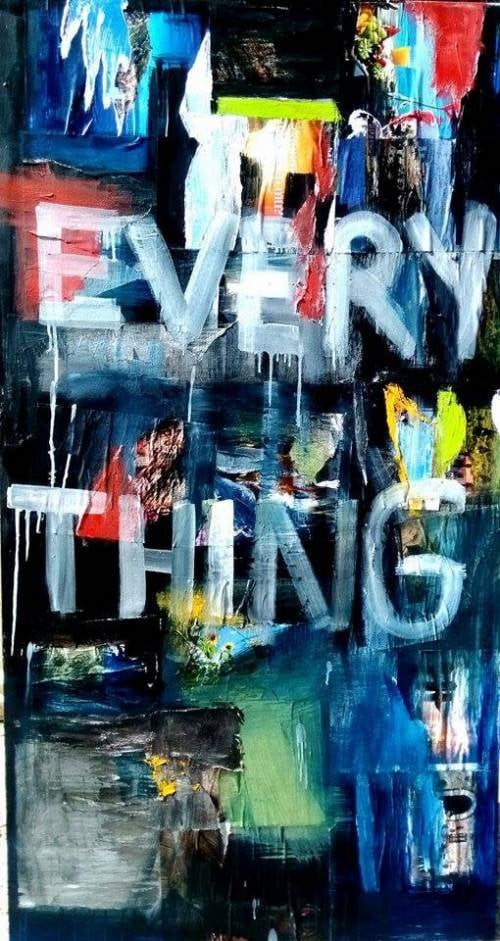 Yağmur Turan, <em>everything</em>, a work of art for sale on wydr for €1,529 (about $1,696). The artist will ship it from Turkey. Courtesy of wydr. 