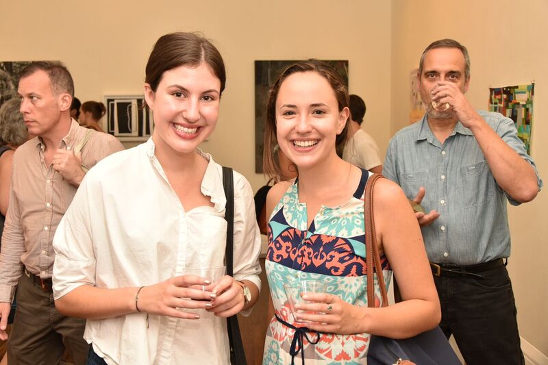 Guests at the 2016 Alumni Association Exhibition opening at the New York Studio School. Courtesy of photographer Scout MacEachron/New York Studio School. 