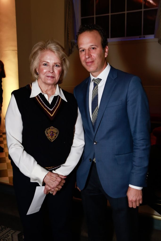 Candice Bergen and Mark Lubell at the ICP Spotlights Luncheon. Courtesy of photographer Gonzalo Marroquin, © Patrick McMullan.