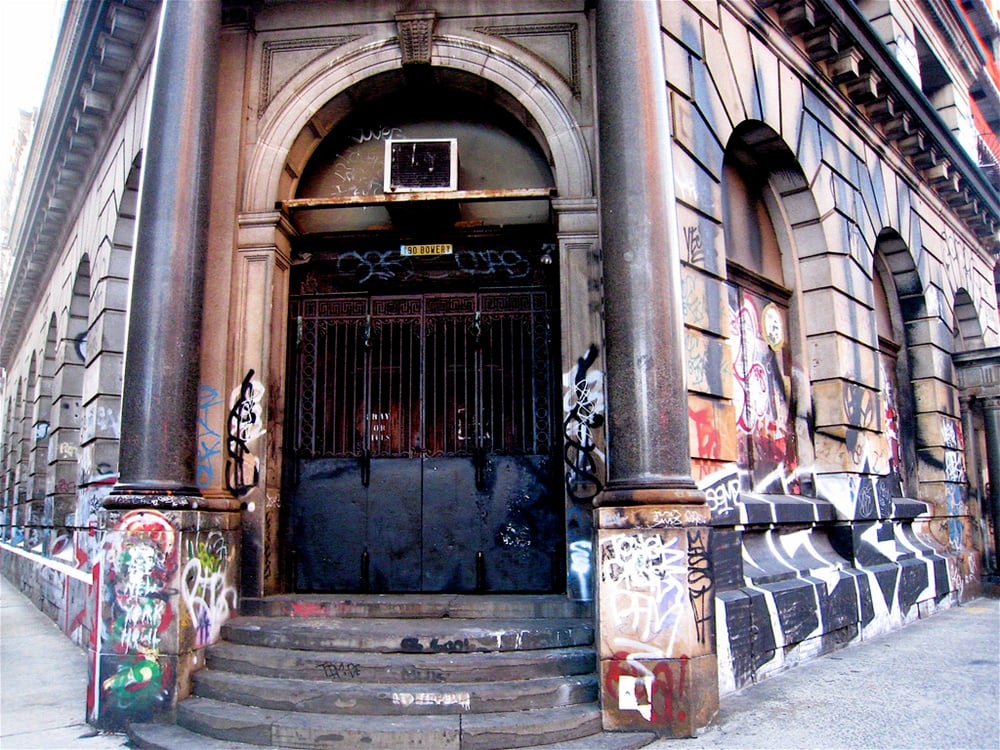 19 Bowery in 2009. Photo via Flickr user mt 23.