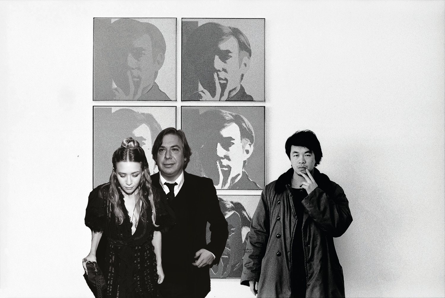 Ai Weiwei, At the Museum of Modern Art, 1987, from the New York Photographs series 1983–93, collection of Ai Weiwei, © Ai Weiwei; Andy Warhol artwork © The Andy Warhol Foundation for the Visual Arts, Inc. Courtesy of Getty Images.