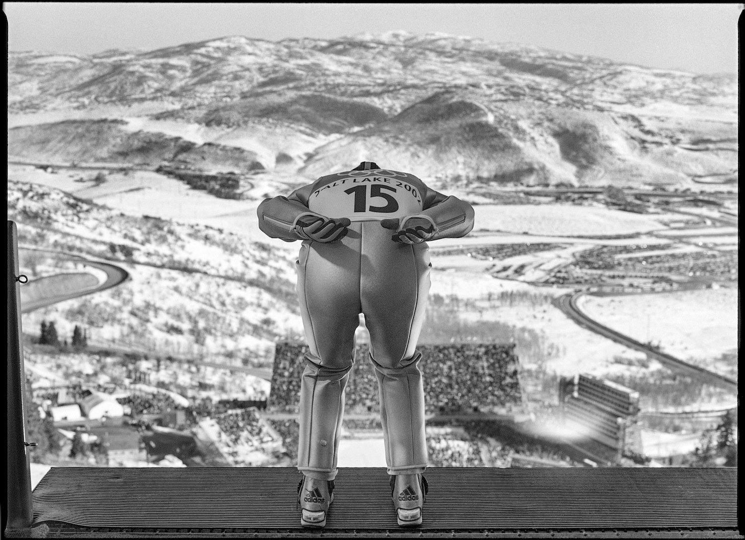 David Burnett, Ski Jump, Park City, Utah, USA, February 2002. Courtesy of David Burnett/Anastasia Photo/Contact Press Images.