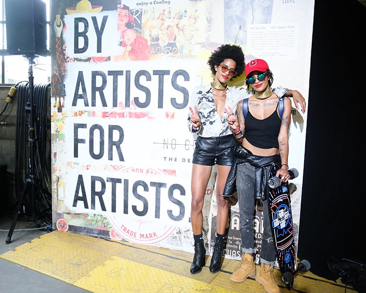 Breezy Dotson and Coco Dotson at No Commission: Art Performs in the Bronx. Courtesy of Angela Pham.