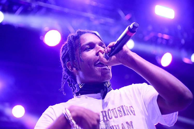 A$AP Rocky at No Commission: Art Performs in the Bronx. Courtesy of Angela Pham.