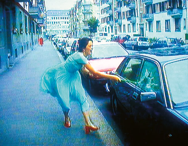 A still from Pipilotti Rist's Ever Is Over All (1997). Courtesy of the New Museum.