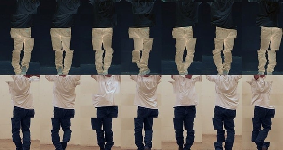 Video still from Contrapposto Studies, I through VII, 2016, by Bruce Nauman (Courtesy the artist and Sperone Westwater, New York) © Bruce Nauman/Artists Rights Society (ARS), New York