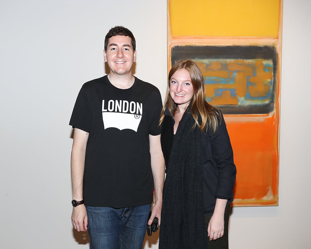 Lee Saunders and Melissa Curley at the opening of Di Donna Galleries. Courtesy of BFA. 