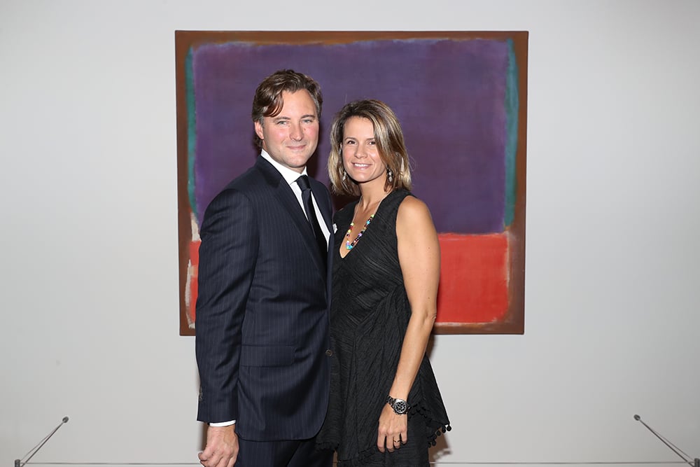 Emmanuel Di Donna and Christina Di Donna at the opening of Di Donna Galleries. Courtesy of BFA. 