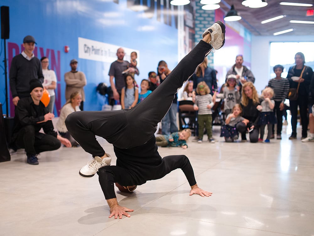 A performer dances at Free Arts NYC’s Kidsfest 2016. Courtesy of BFA.