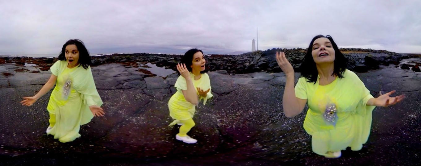 Björk, Stonemilker VR. Photo Andrew Thomas Huang.