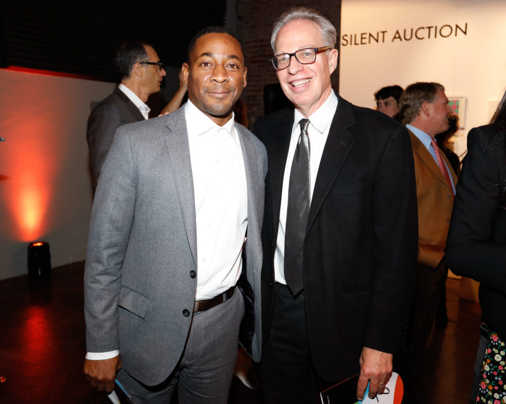Franklin Sirmans and Patterson Sims at the ICI Benefit Auction. Courtesy of BFA.