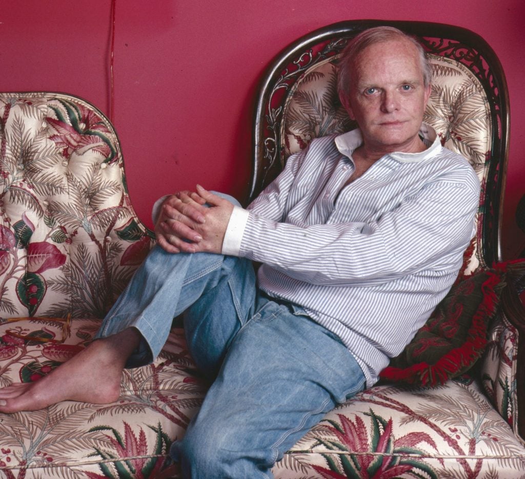 Author, screenwriter and playwright Truman Capote photographed in his United Nations Plaza residence in 1980. Photo by Jack Mitchell/Getty Images.