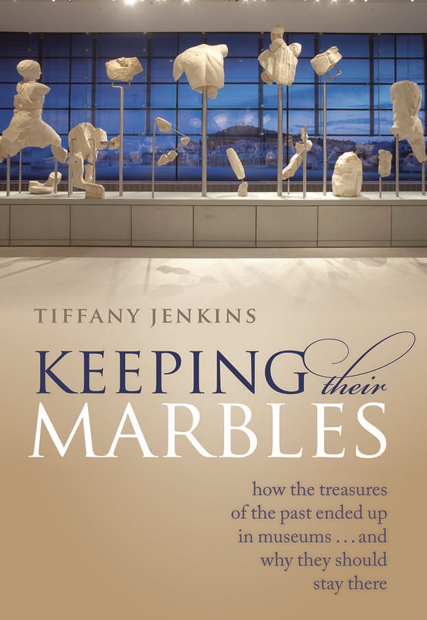 Tiffany Jenkins, <em>Keeping their Marbles</em> (2016). Courtesy of Oxford University Press.