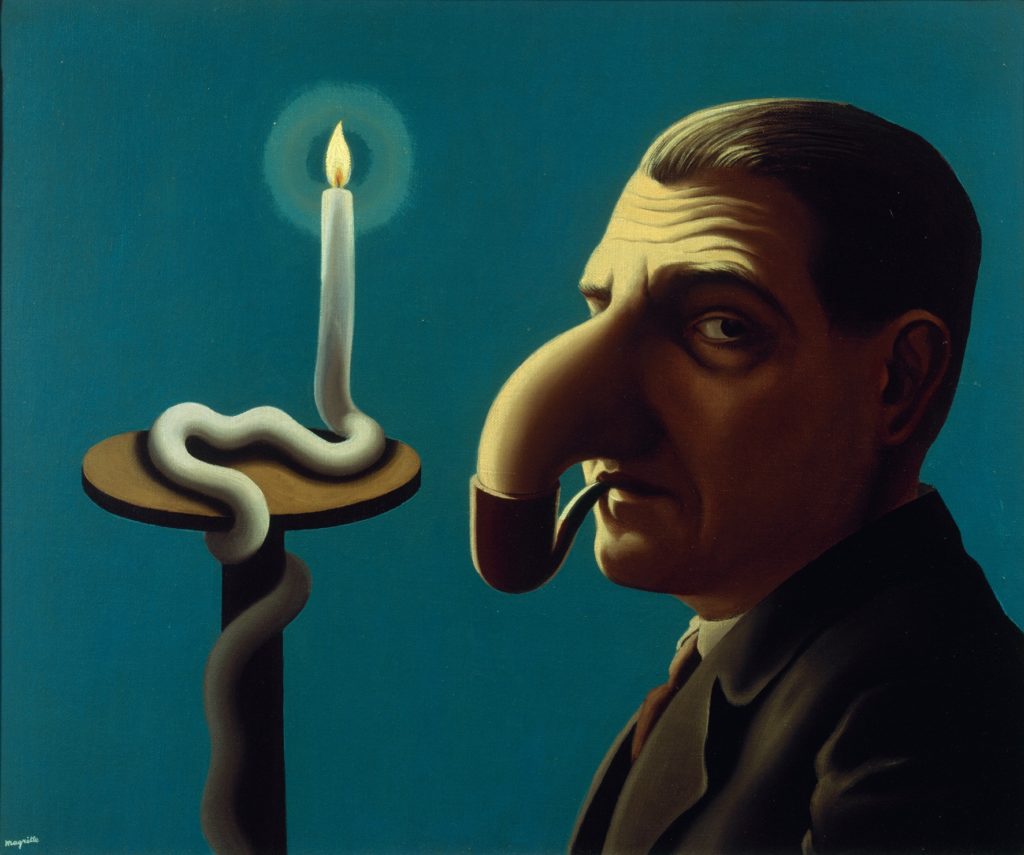 René Magritte, La lampe philosophique (1936). Image: © Photothëque R. Magritte / Banque d'Images, Adagp, Paris, 2016.