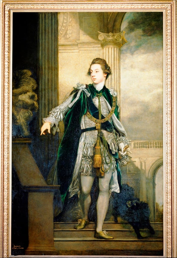 Sir Joshua Reynolds Portrait of Frederick, 5th Earl of Carlisle (1769).