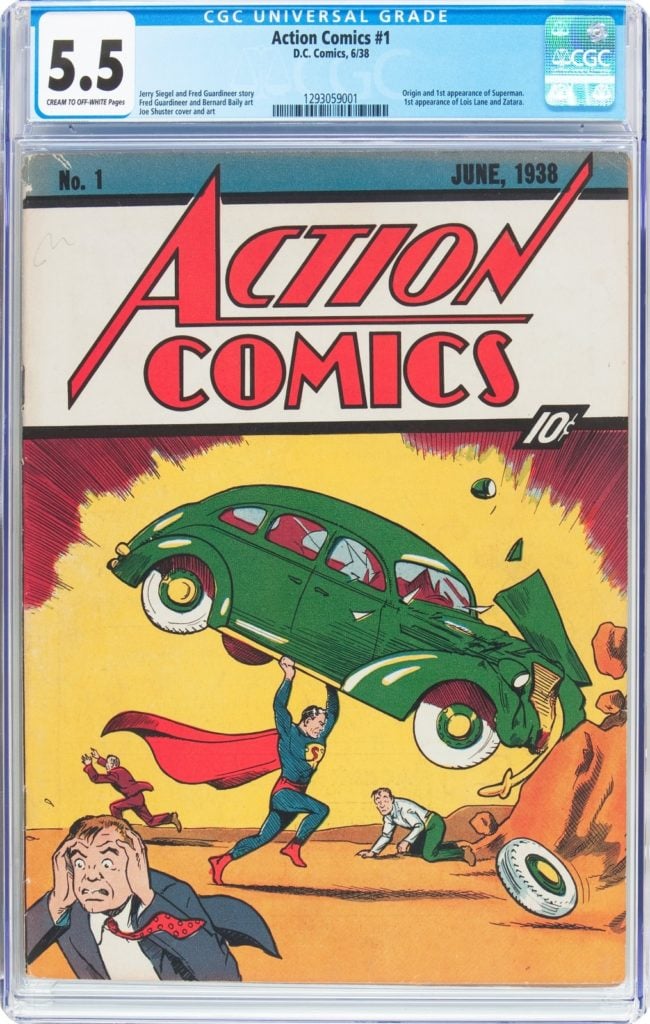 Action Comics No. 1. Courtesy of Heritage Auctions.