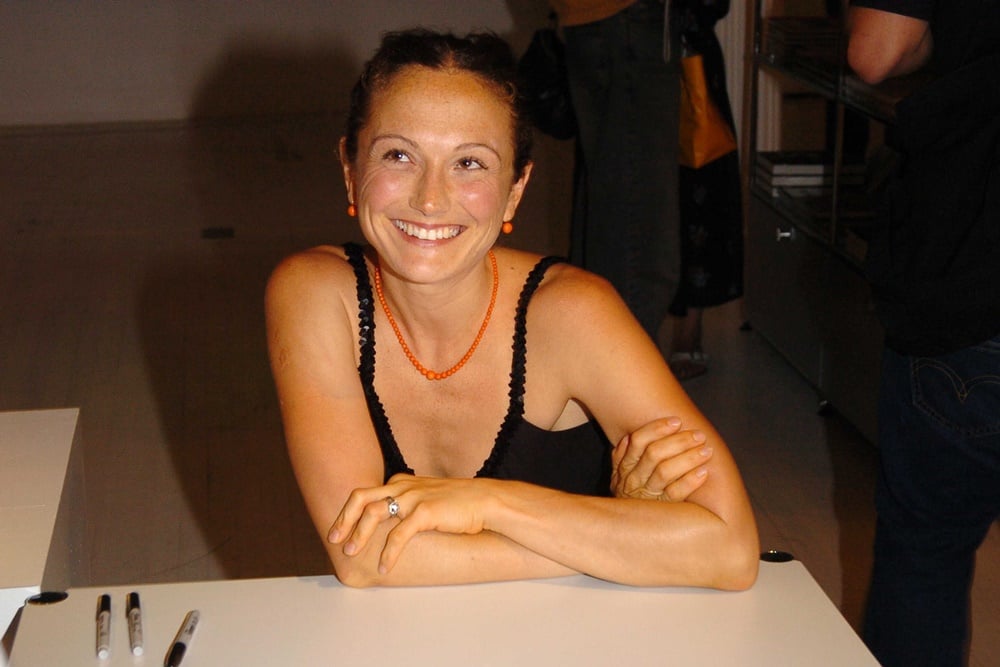 Vanessa Beecroft in 2005. Photo Joe Schildhorn/Patrick McMullan.
