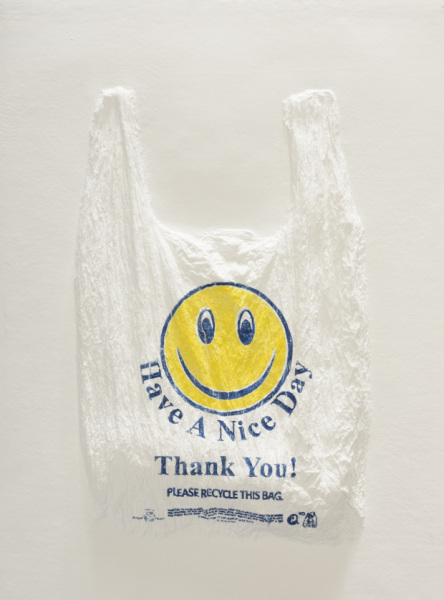 Analia Saban, Have a Nice Day, Thank You! Plastic Bag (2016). Courtesy of Mixografia®.