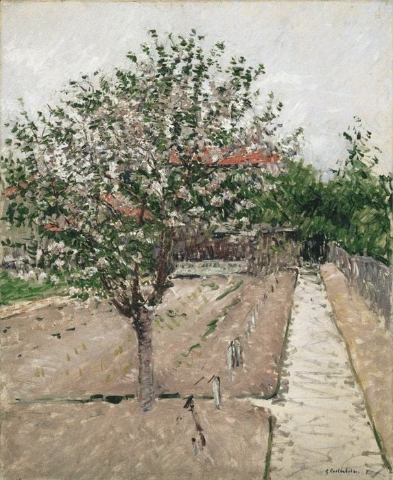 Gustave Caillebotte, Apple Tree In Bloom (1885). Courtesy of Brooklyn Museum. 