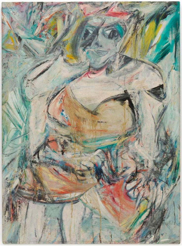 Willem De Kooning, Woman II, 1952. Courtesy 2016 The Willem de Kooning Foundation / Artists Rights Society (ARS), New York and DACS, London Photo 2015. Digital image, The Museum of Modern Art, New York/Scala, Florence via Royal Academy of Arts, London.