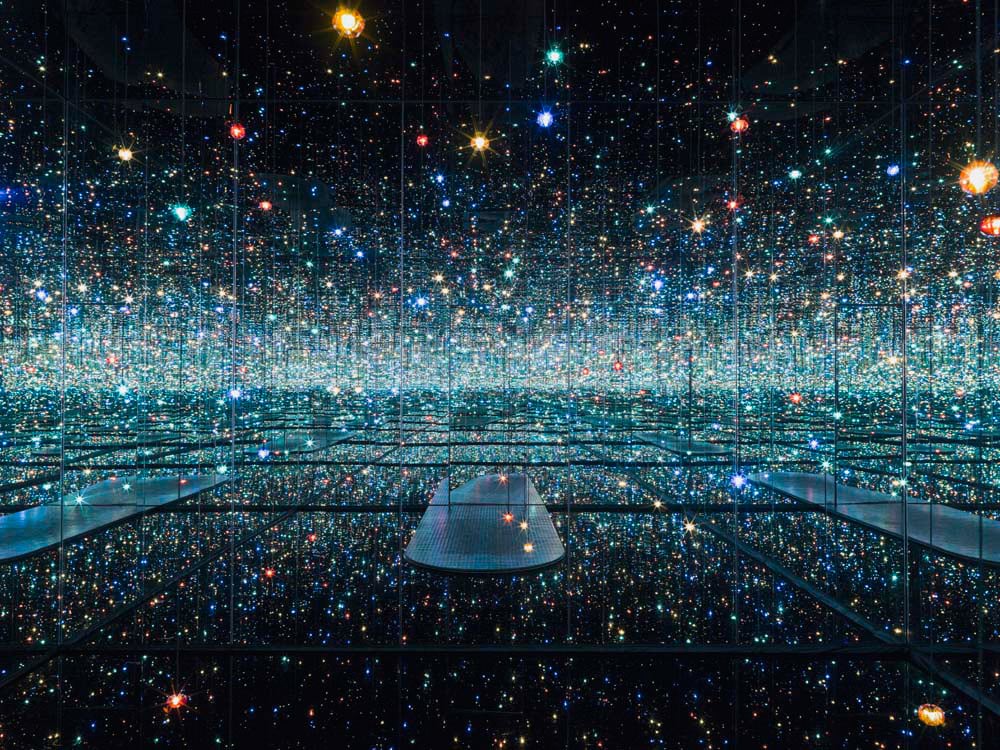 Yayoi Kusama, Infinity Mirrored Room. Courtesy of the Broad, Los Angeles.