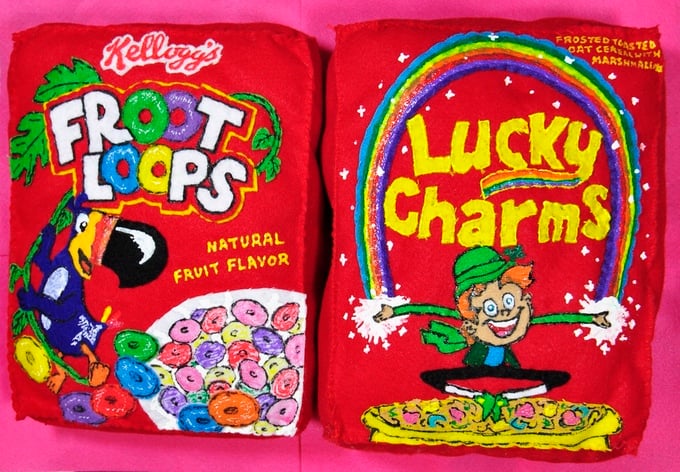Lucy Sparrow, The Best Cereals, 2016 courtesy of the artist.
