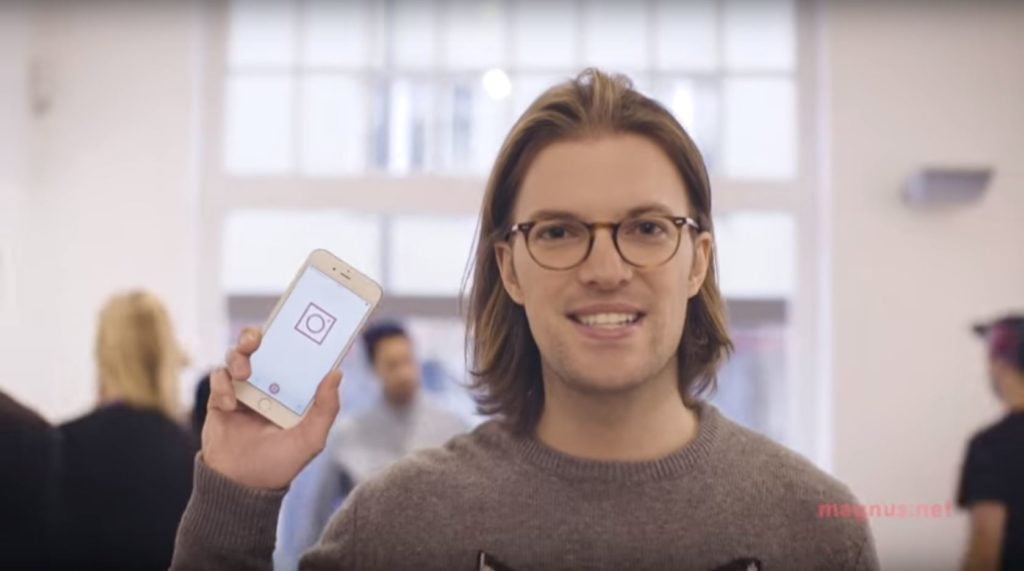 Magnus Resch shows off the eponymous app in a promotional video.