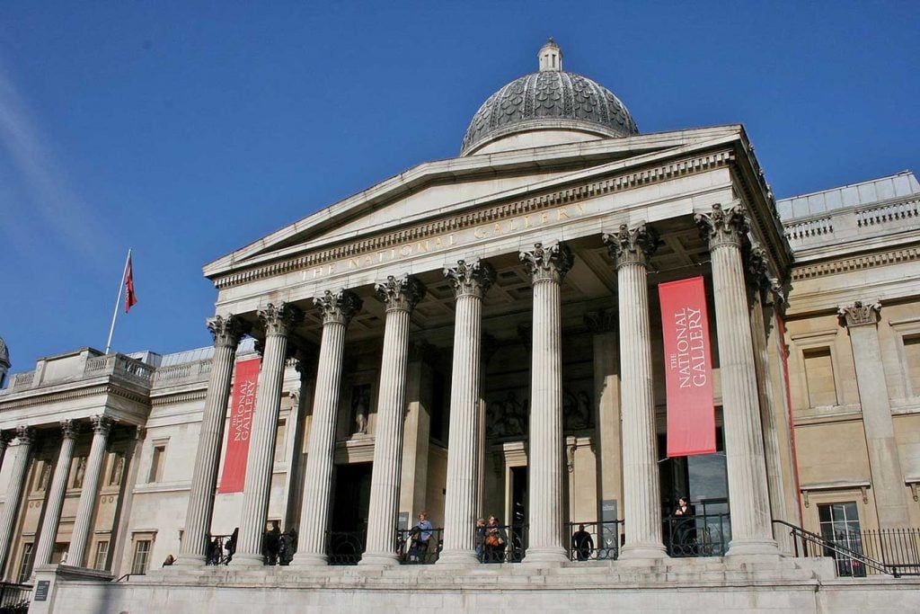 The National Gallery in London in 2009. Photo by Mike Peel, Creative Commons.