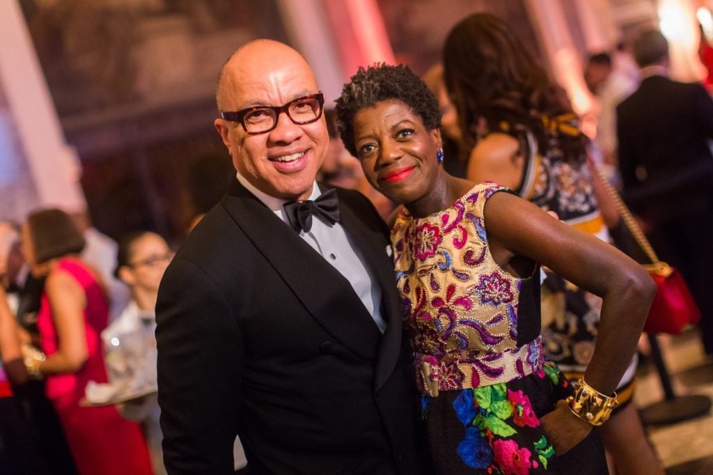 Darren Walker and Thelma Golden at the Studio Museum in Harlem Gala. Courtesy of Scott Rudd.