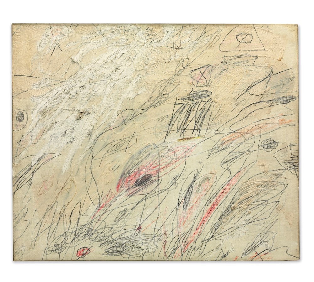 Cy Twombly Untitled (1961). Photo courtesy Ordovas Gallery 