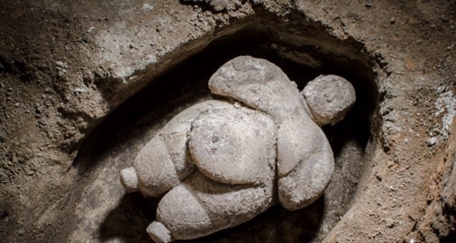 The zaftig figurine, discovered in Turkey. Photo courtesy the Turkish Ministry of Culture