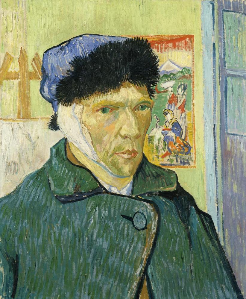 Vincent van Gogh, Self-Portrait with Bandaged Ear (1889). Courtesy the Courtauld Gallery, London.