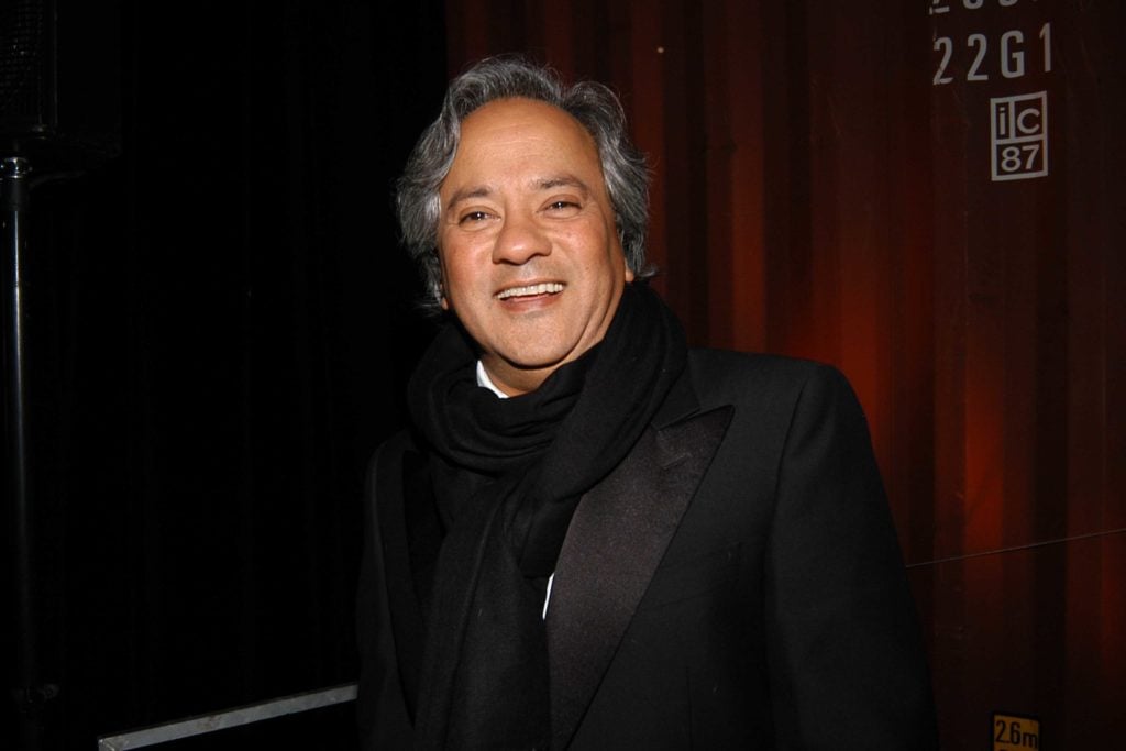 Anish Kapoor== Inaugural Dinner and Awards Presenation of the Louise T Blouin Foundation== Nomadic Museum, Pier 54, NYC== May 2, 2005== ©Patrick McMullan== Photo- Patrick McMullan/PMc== ==