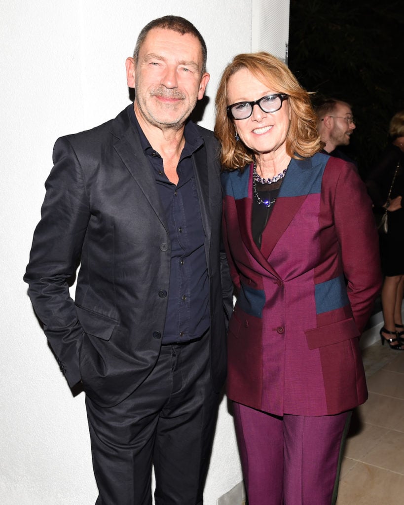 Tomas Maier and Ann Philbin at the Hammer Museum Gala in the Garden. Courtesy of BFA.